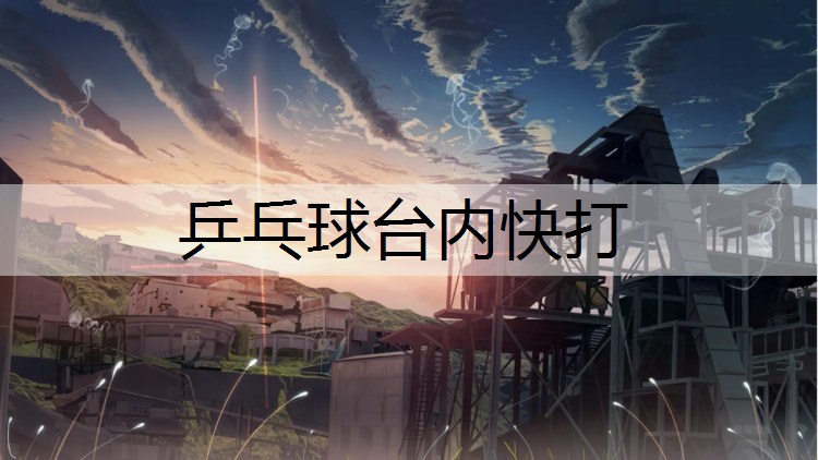 乒乓球台内快打